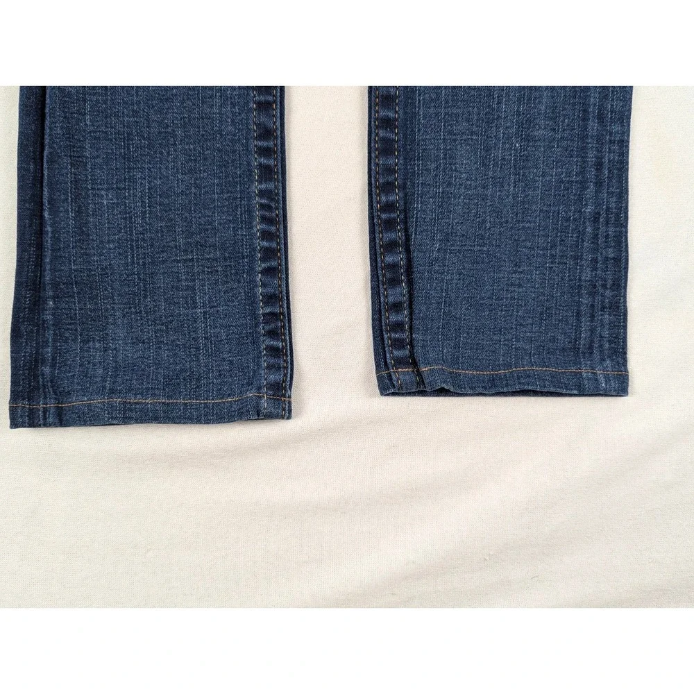 True Religion Billy Men Dark Wash Straight Leg Flap Pocket Jeans Size 25‎ USA